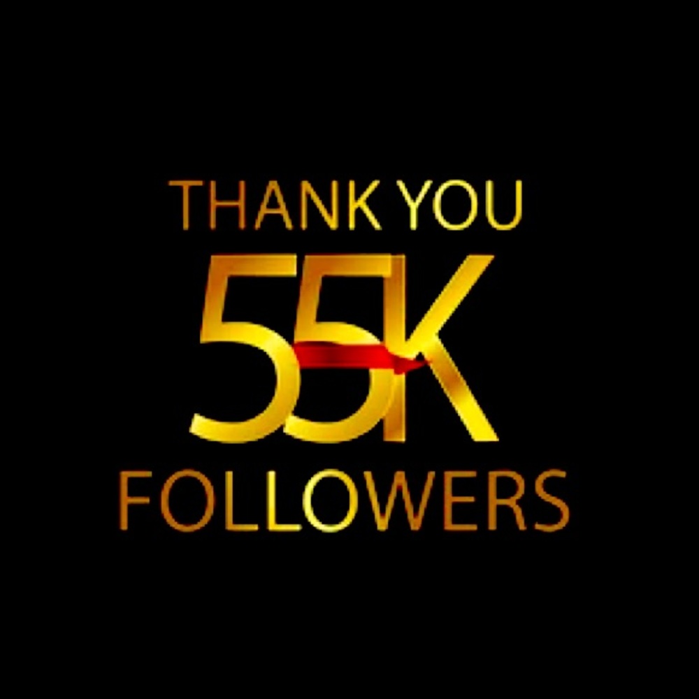 Wow, 55k followers already?! Thank you!!!